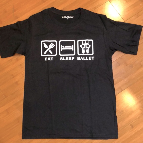 Sz small and large adult ballet t shirt NEW - Picture 1 of 1